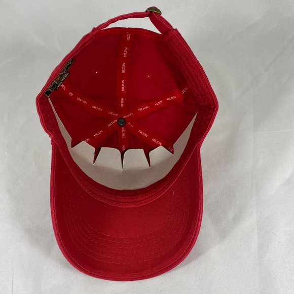 Solid Red Baseball Cap San Diego - Picture 6 of 10